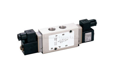 Aluminum 5-Way Solenoid Operated Directional Control Valve G1/8" - G1/2"