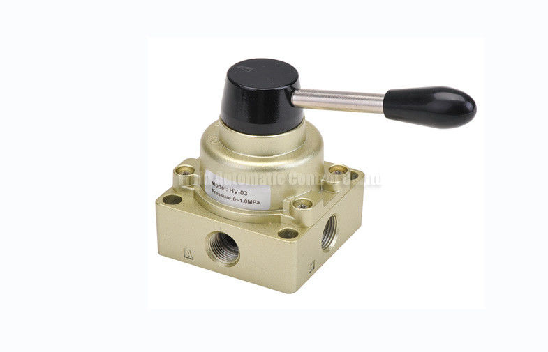3 Position 4 Way Pneumatic Manual Directional Control Hand Switching Valve G1/4&quot;~G1/2&quot;