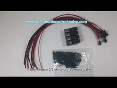 شیر برقی 10 میلی متری 15 میلی متری 3/2 مینیاتوری 1.3 واتی 24 ولتی برای اتوماسیون پنوماتیک نساجی و بافندگی
